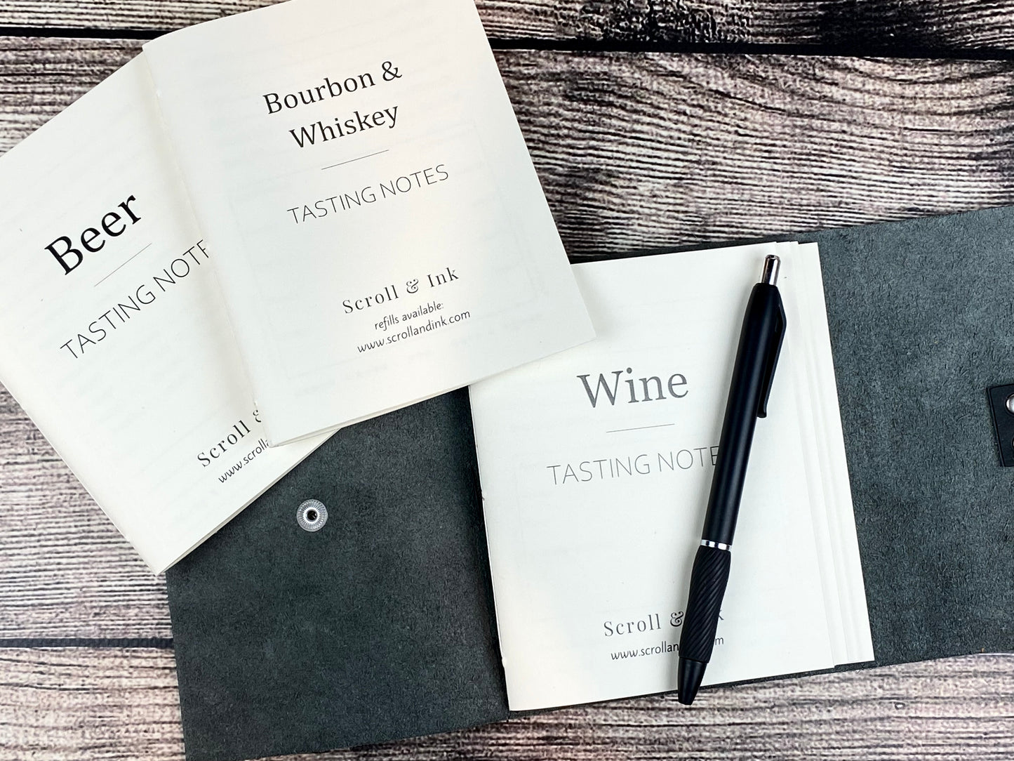 Refillable Journal for Whiskey, Bourbon, Wine or Beer Notes