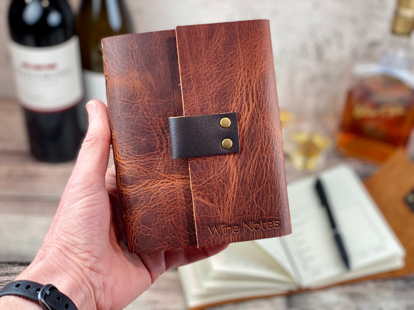 Refillable Journal for Whiskey, Bourbon, Wine or Beer Notes
