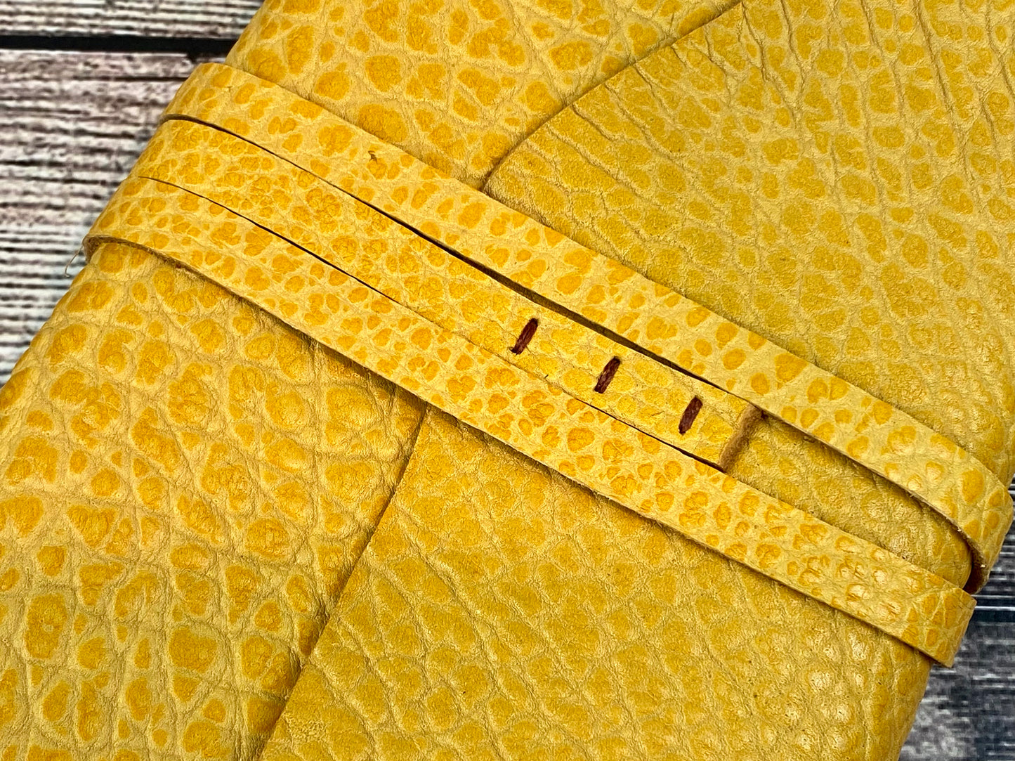 5x7 Leather Journal - Golden Hour