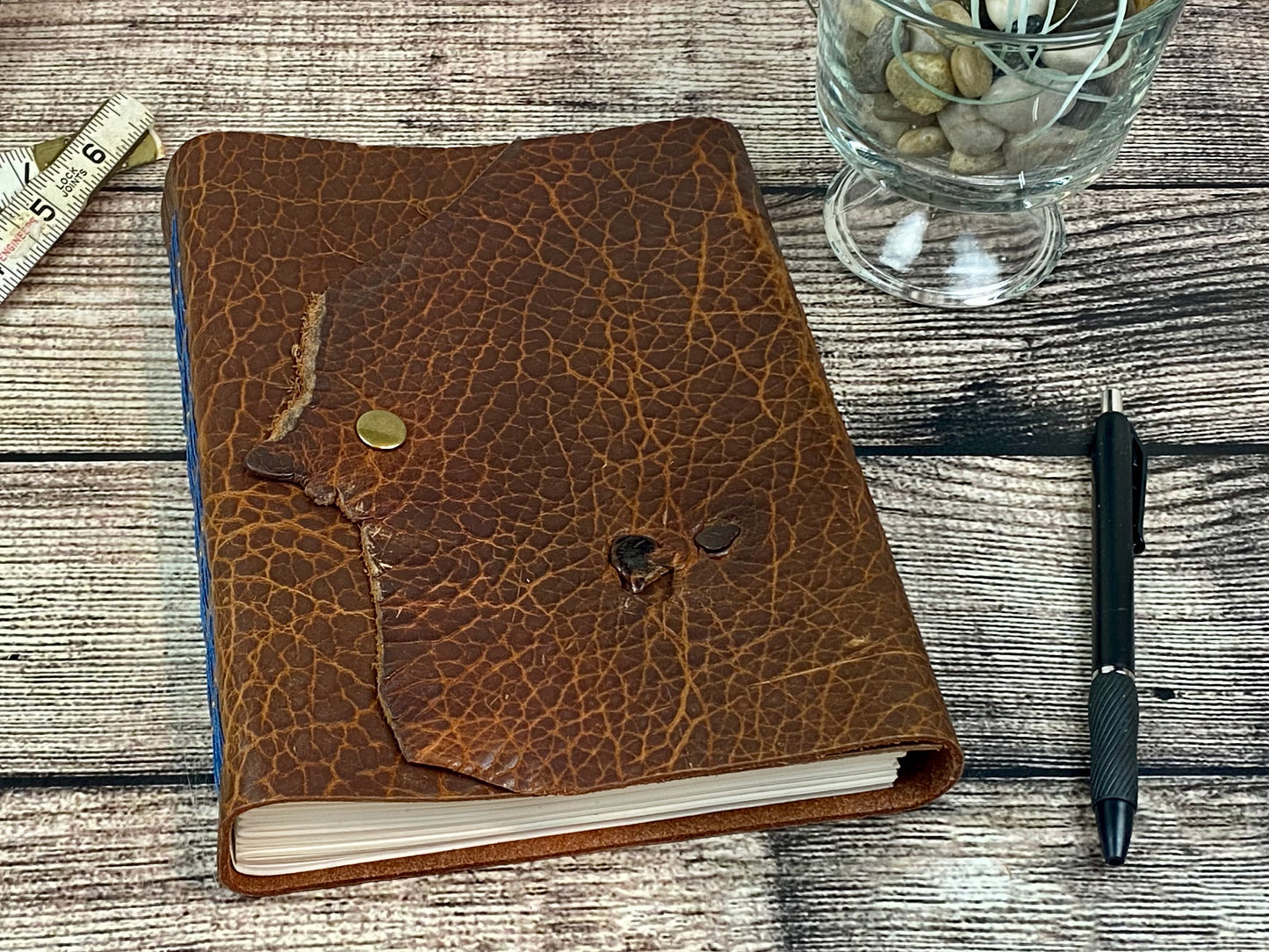 6x8 Leather Journal -  Creekside