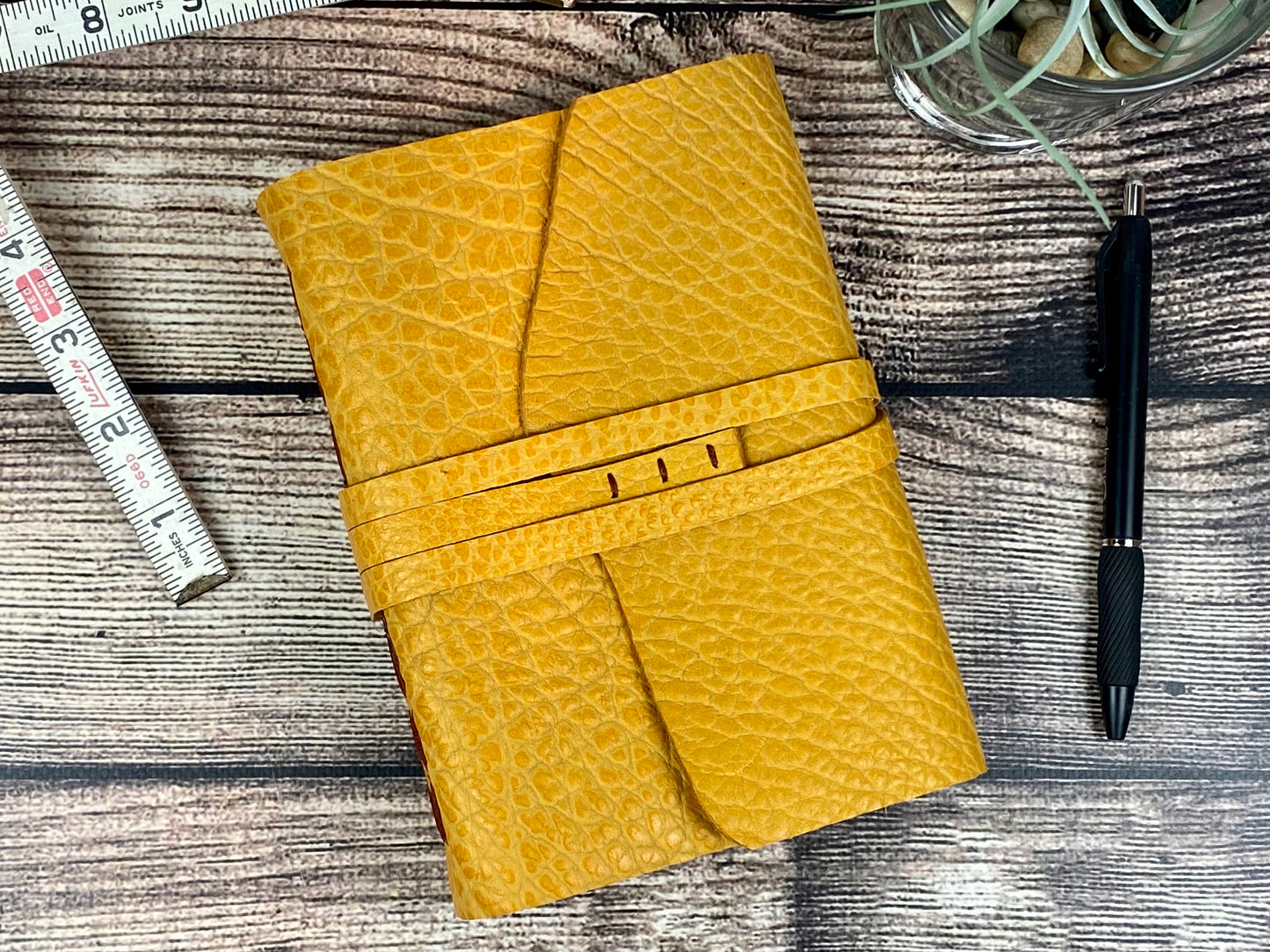 5x7 Leather Journal - Golden Hour