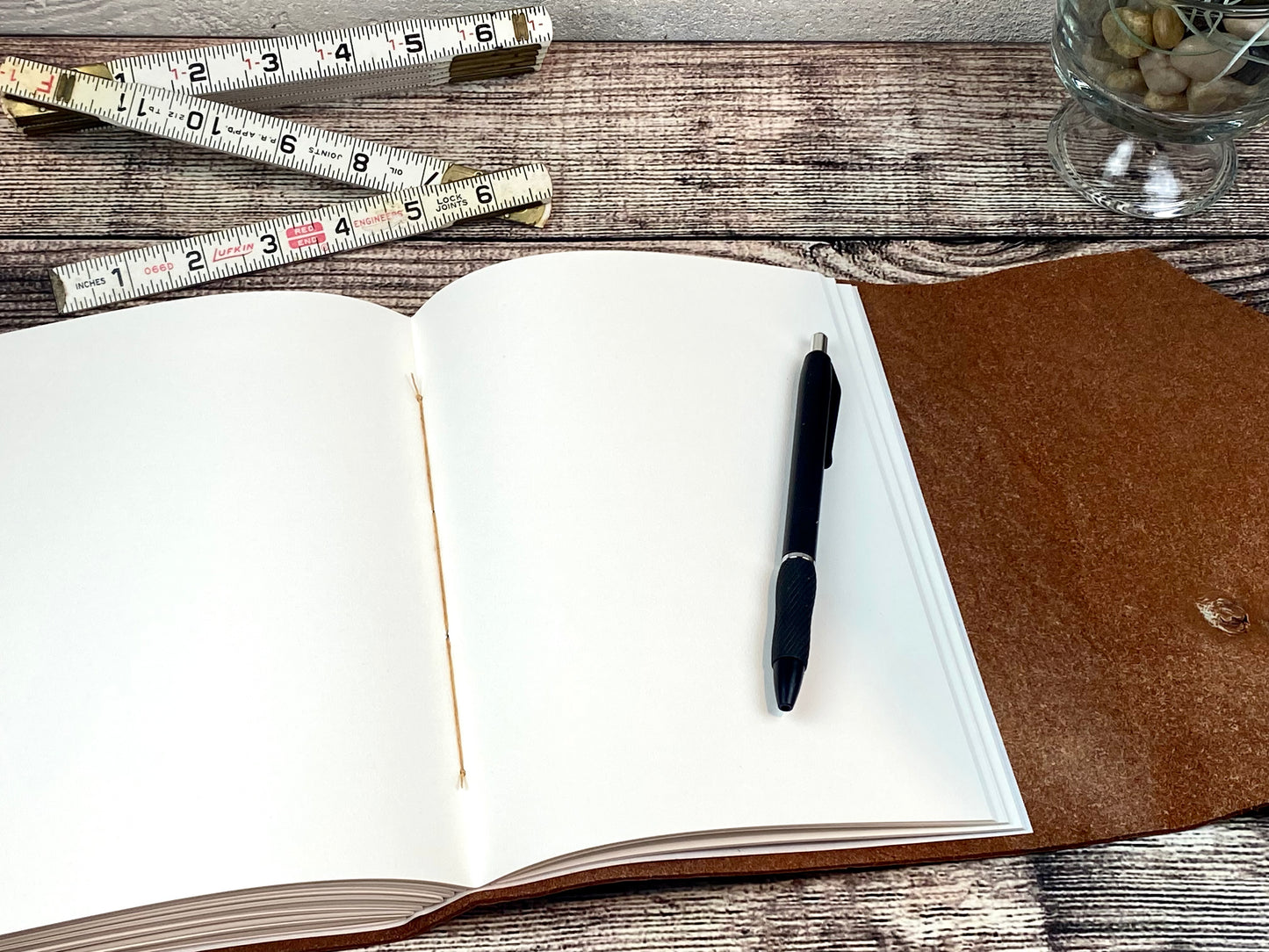 6x8 Leather Journal -  Creekside