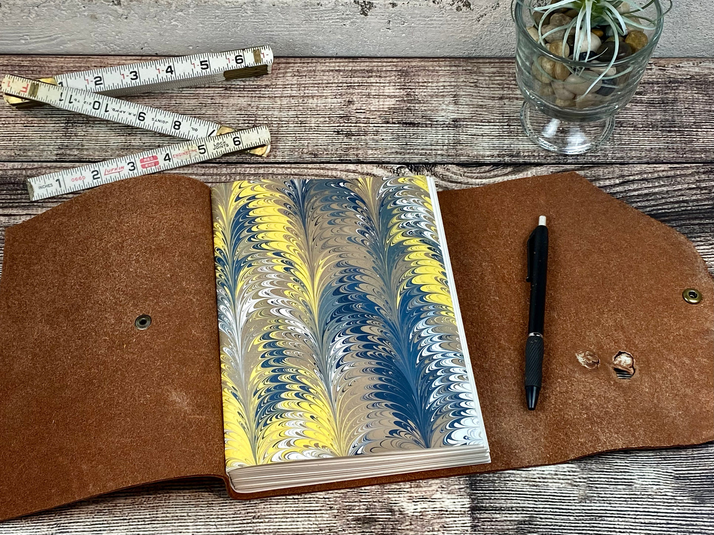 6x8 Leather Journal -  Creekside