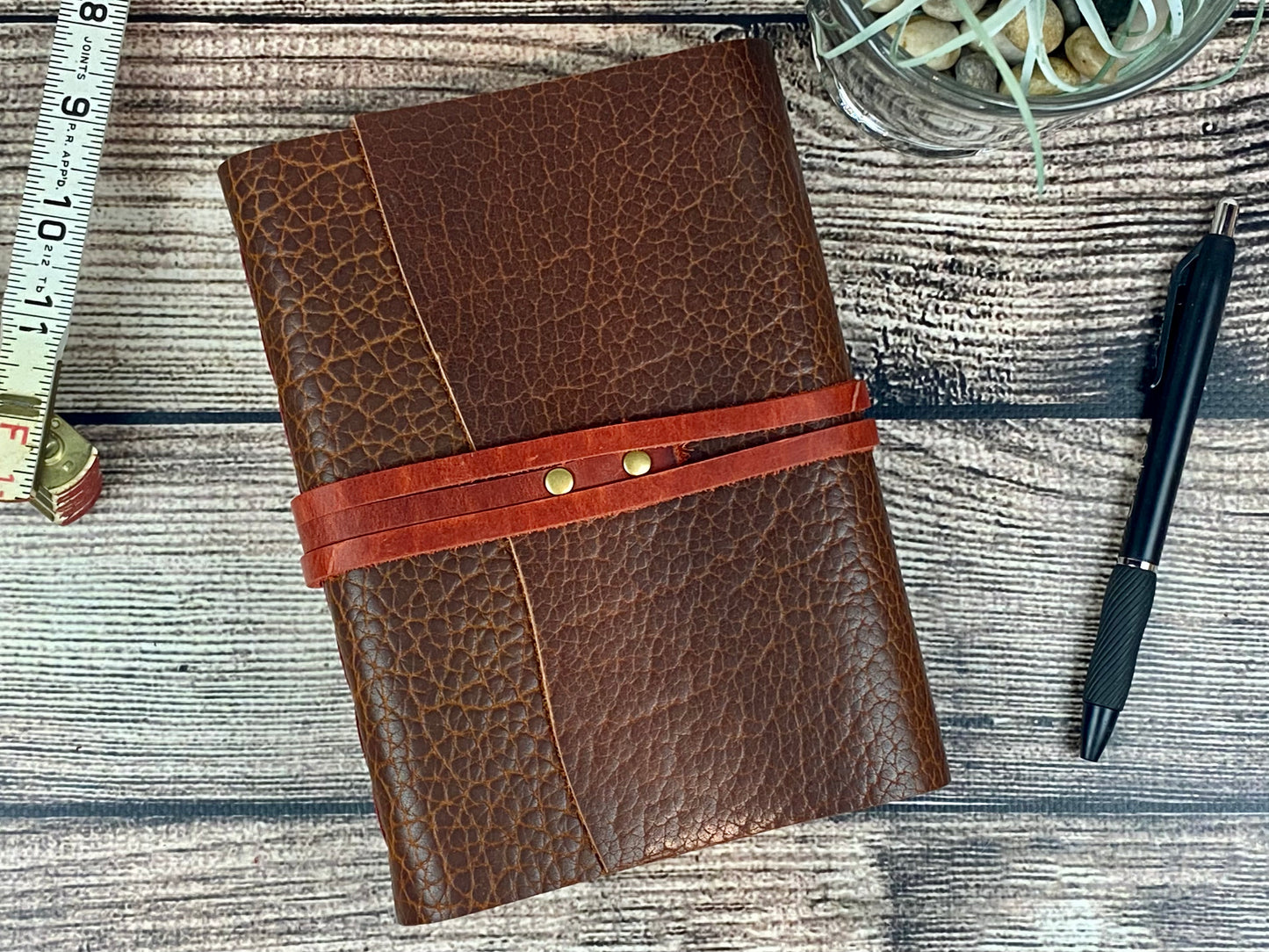 5x7 Leather Journal - Skyfire