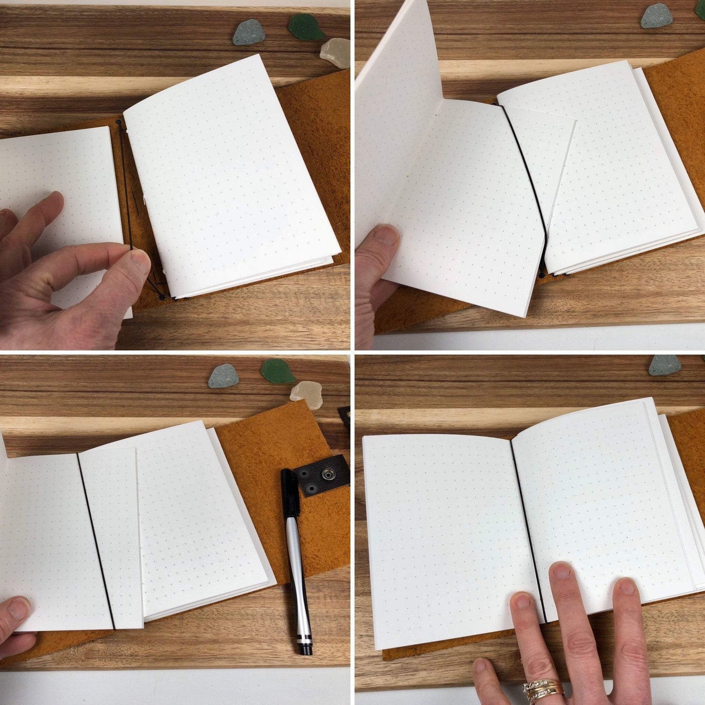 how to insert journal refills